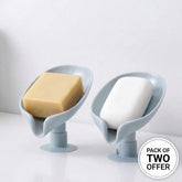 Self-Draining Leaf Soap Holder - Pack of 2
