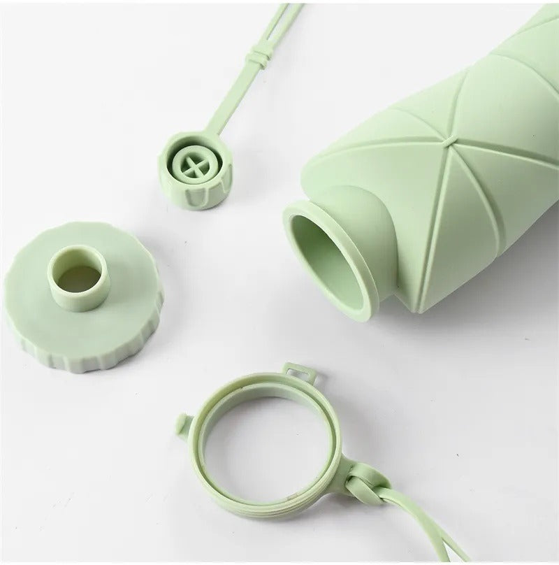 600ml Smart Folding Silicone Travel Bottle