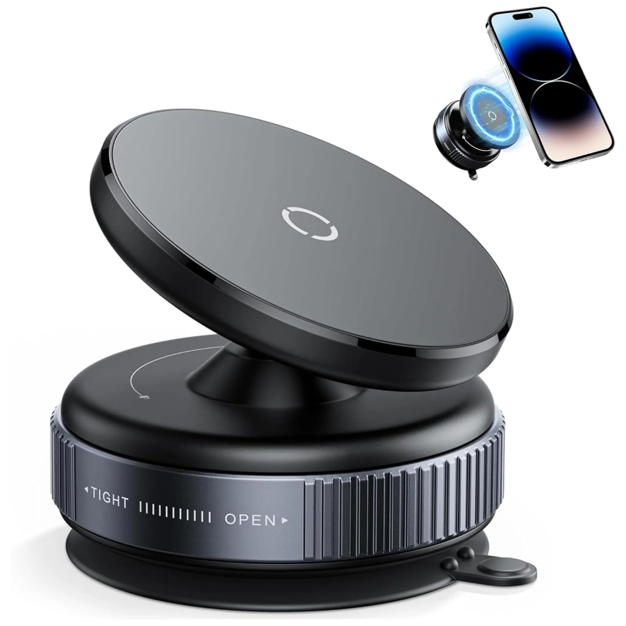 Vacuum Suction 360° Magnetic Car Phone Holder