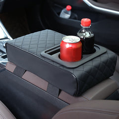 Adjustable Car Armrest Cushion with Storage Compartment | Fits All Car Types