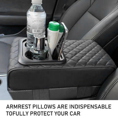 Adjustable Car Armrest Cushion with Storage Compartment | Fits All Car Types