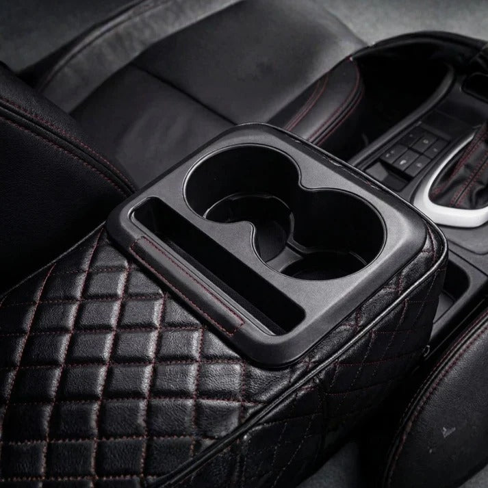 Adjustable Car Armrest Cushion with Storage Compartment | Fits All Car Types