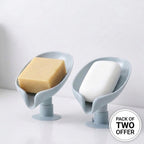 Self-Draining Leaf Soap Holder - Pack of 2