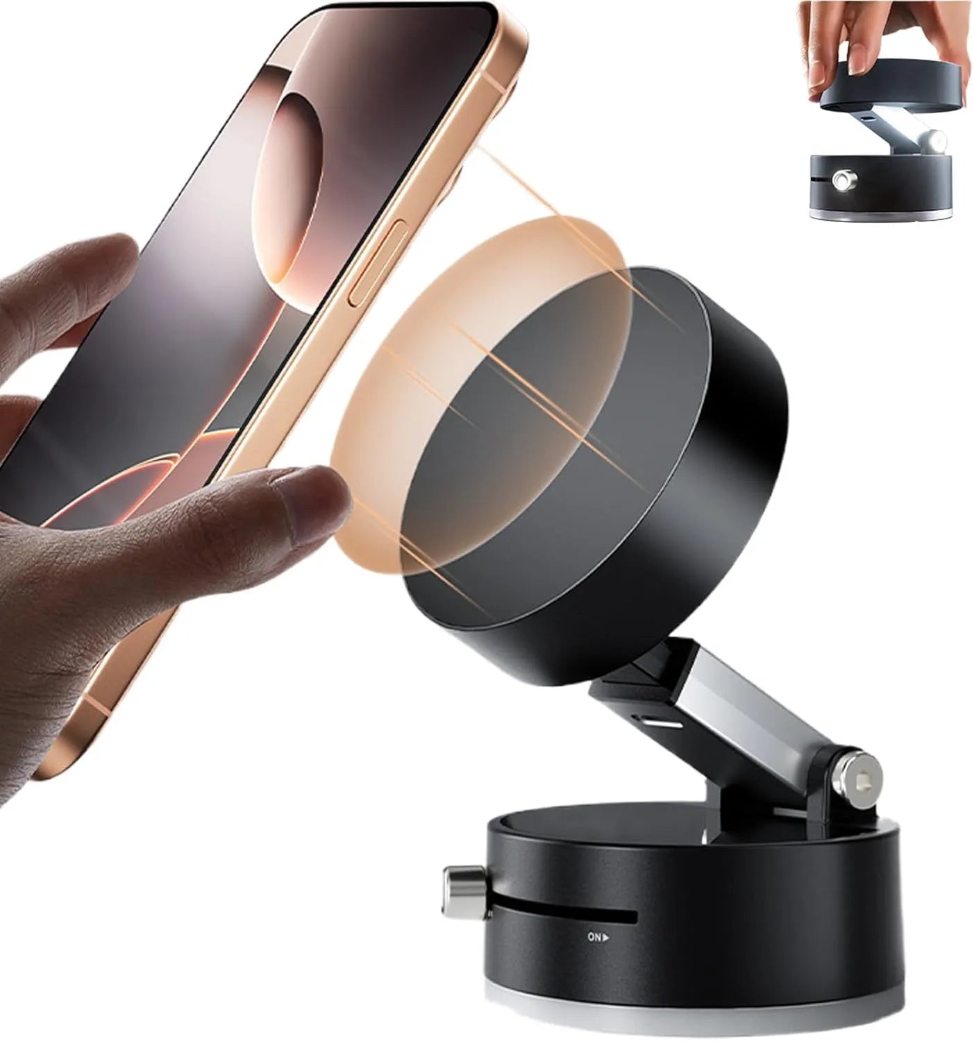 Magnetic Suction Phone Holder Multicolor Lightweight Portable